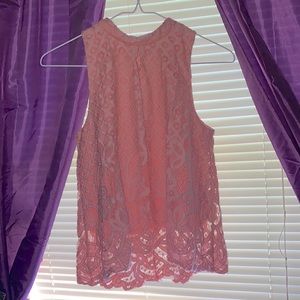 love, Fire lace detail blouse